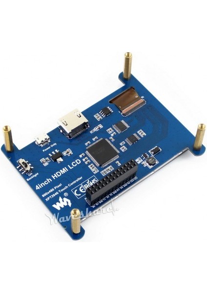 4 Inch HDMI Rezistif Dokunmatik IPS LCD Ekran - 800×480