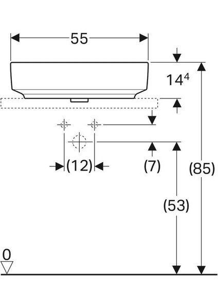 Variform Eliptik Çanak Lavabo - 500.774.01.2 fırsatları