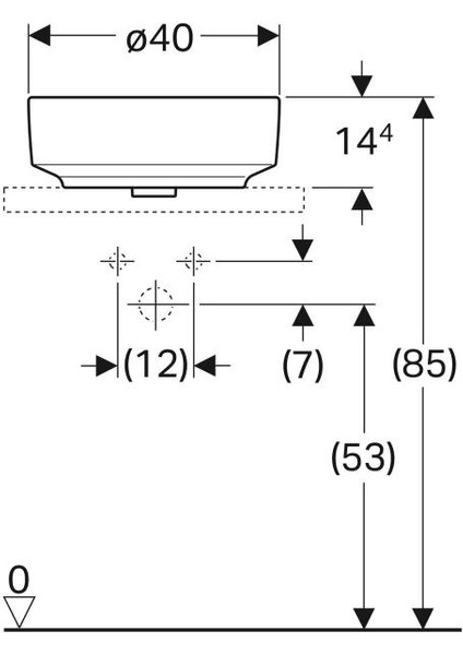 Variform Yuvarlak Çanak Lavabo - 500.768.01.2
