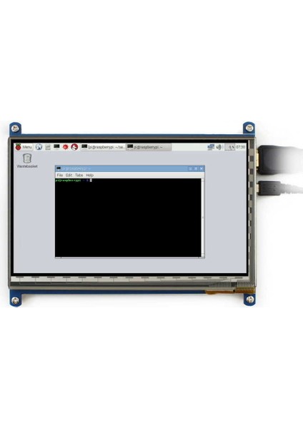 7 Inch HDMI Kapasitif Dokunmatik LCD Ekran - 1024X600 (C)