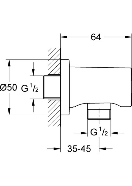 Rainshower Askılı Duş Çıkış Dirseği 27057EN0 fiyatları