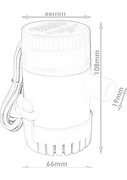 Sıvı Pompası - 750GPH (12 V) - SFBP1-G750-01 indirimleri