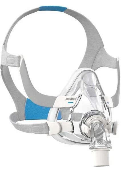 Airfit F20 Cpap Bpap Silikon Tam Yüz Ağız Burun Maskesi - Büyük Boy / Large