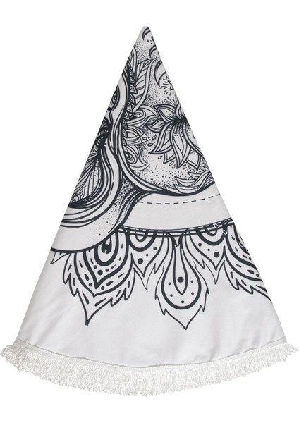 Yuvarlak Plaj Havlusu - Elephants Luck fırsatları