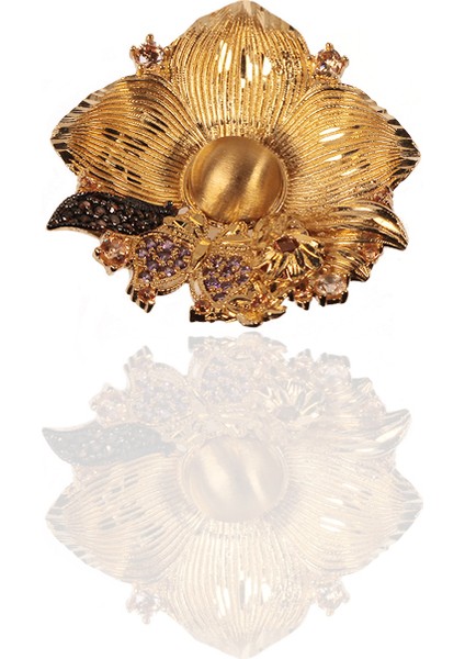 Adil Idil Kuyumculuk Kalem Detaylı Çift Renkli Otantik Yüzük fiyatları