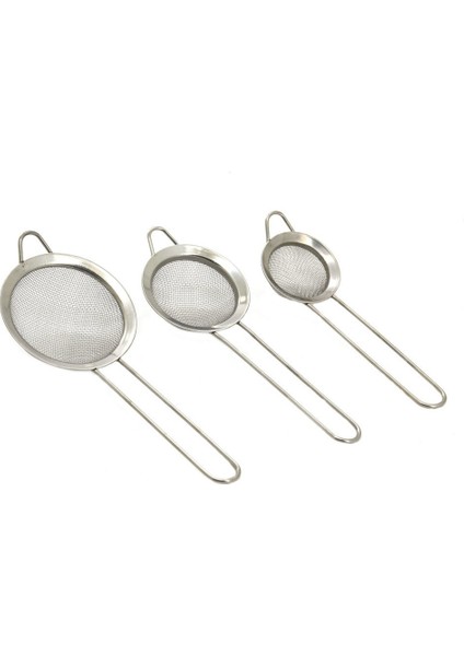 3lü Metal Süzgeç