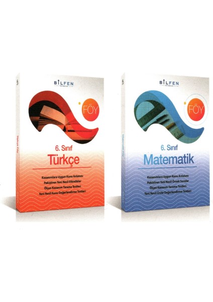 Bilfen Yayınları 6. Sınıf Türkçe-Matematik Föy Seti 2 Kitap