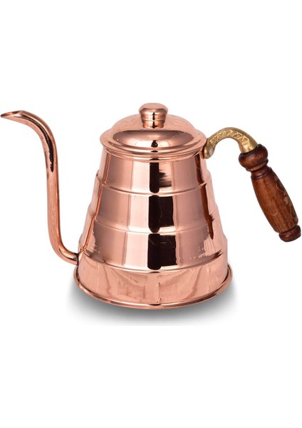 Parlak Bakır Tiryaki Demlik 800 ml.