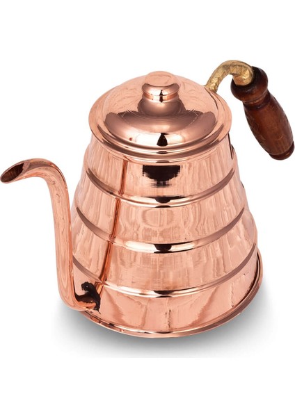 Parlak Bakır Tiryaki Demlik 800 ml.