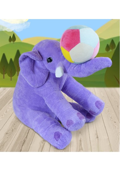 Özgüner Uyku Arkadaşı Gri Fil 65 cm + Baby Soft Top