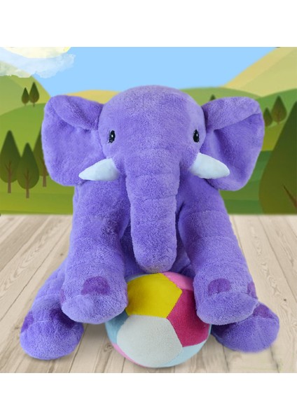 Özgüner Uyku Arkadaşı Gri Fil 65 cm + Baby Soft Top