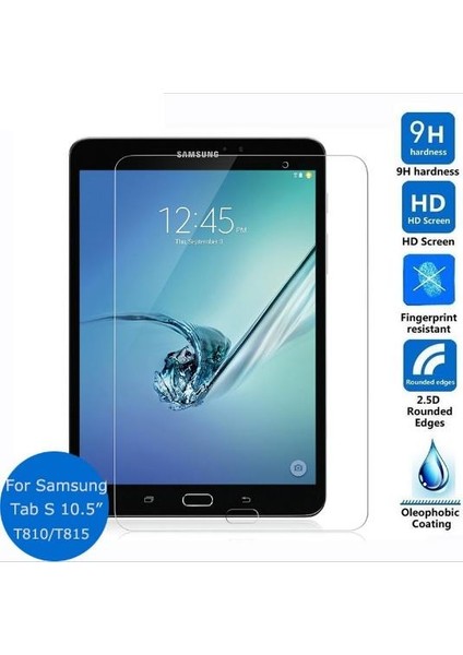 Samsung Galaxy Tab S2 T810 Kırılmaz Cam Ekran Koruyucu