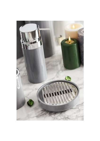 Lenox Sıvı Sabunluk Krom - Beyaz ME3101