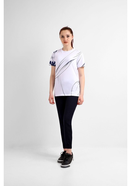 Kadın Sıfır Yaka T-Shirt