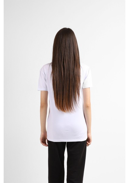 Kadın Sıfır Yaka T-Shirt