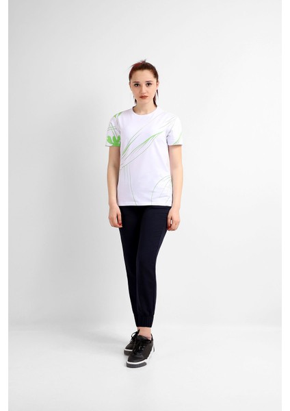 Kadın Sıfır Yaka T-Shirt