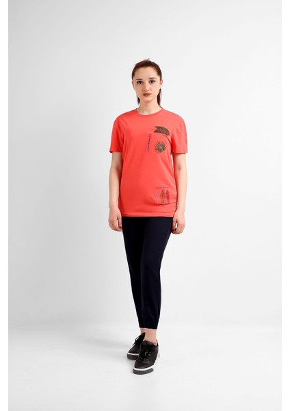Kadın Sıfır Yaka T-Shirt