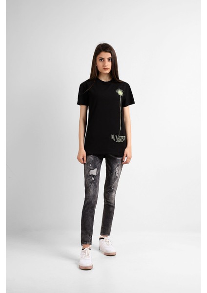 Kadın Sıfır Yaka T-Shirt