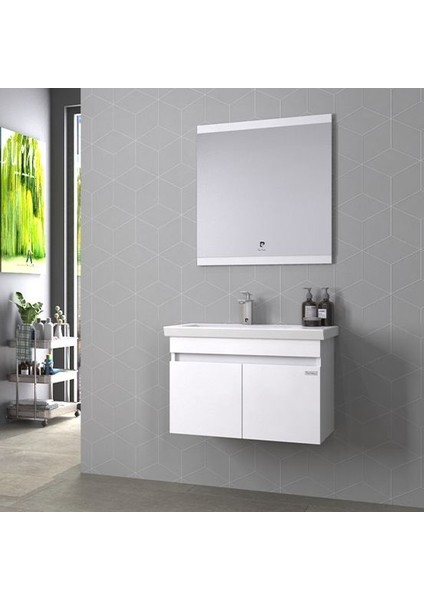 Summer 70 cm Snow White Banyo Dolabı Beyaz Renk