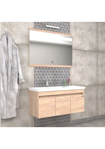 Summer 100 cm Poplar Banyo Dolabı