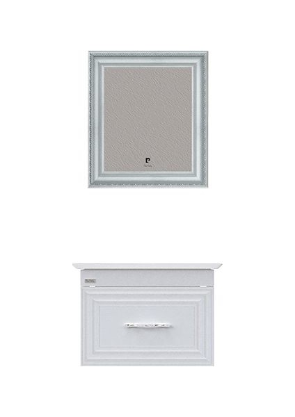 Sun 70 cm Lame Banyo Dolabı Gümüş Renk