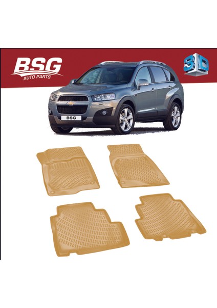 Bsg Chevrolet Captiva A 3D Paspas Bsg Havuzlu Bej 2007-2021