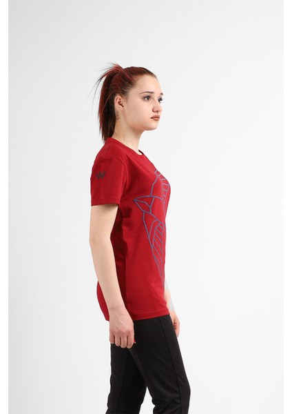 Kadın Sıfır Yaka T-Shirt
