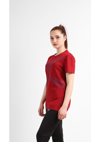 Kadın Sıfır Yaka T-Shirt