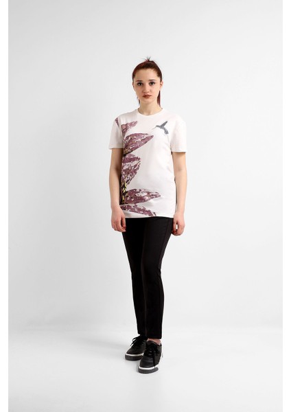 Kadın Sıfır Yaka T-Shirt