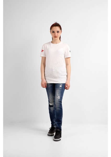 Kadın Sıfır Yaka T-Shirt