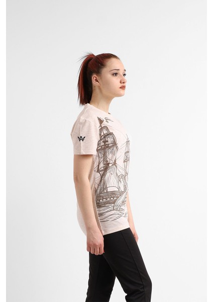 Kadın Sıfır Yaka T-Shirt fiyatları