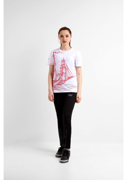 Kadın Sıfır Yaka T-Shirt