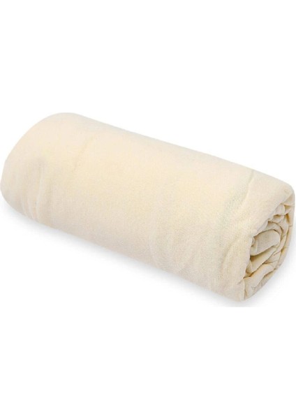 Tek Kişilik Lastikli Çarşaf Sütlü Kahve 100 x 200 cm