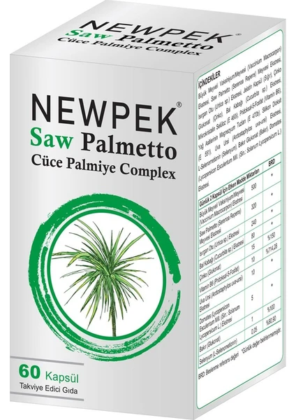 Newpek Saw Palmetto Complex 60 Kapsül