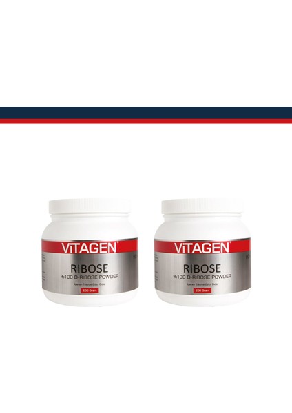 Vitagen D-Ribose 200 Gram 2 Adet