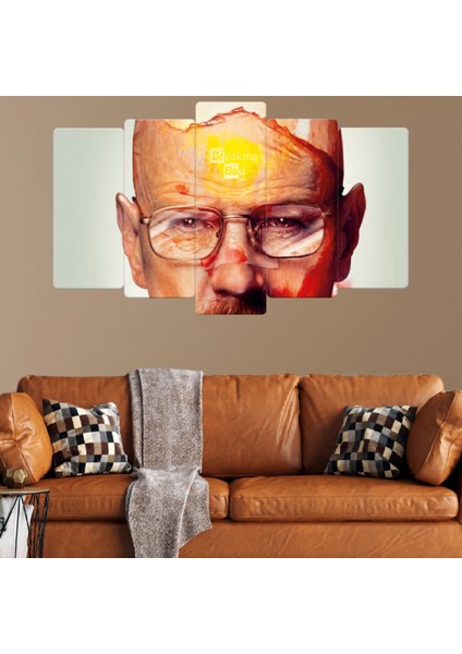 ZEVAHİR MOBİLYA DEKORASYON Zevahir 5 Parça Mdf Breaking Bad Tablo