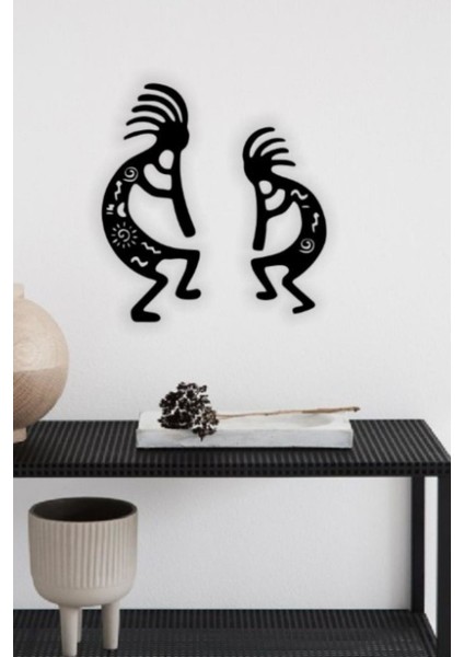 Kokopelli Tablosu 2 Li Kokopelli Duvar Tablosu Duvar Dekoru