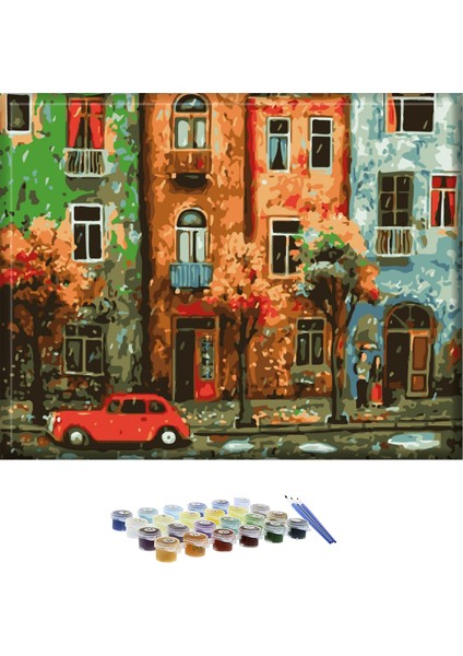 Kırmızı Pazartesi Sayılarla Boyama Seti 40 x 50 cm indirimleri