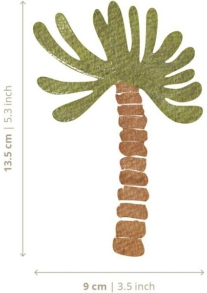 Mini Palm Duvar Stickerı
