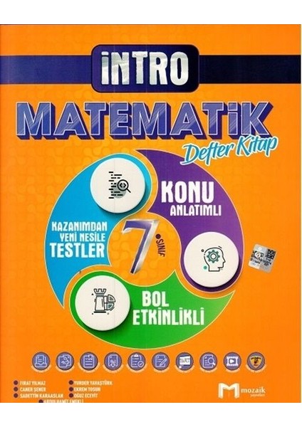 7. Sınıf Matematik Intro Defter Kitap