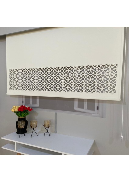 Volper LZR305 Lazer Kesim Stor Perde Krem 90X260 fiyatları