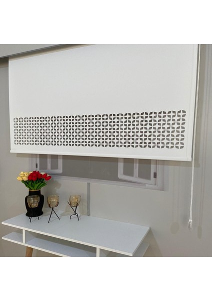 Volper LZR55 Lazer Kesim Stor Perde Beyaz 140X260 fiyatları