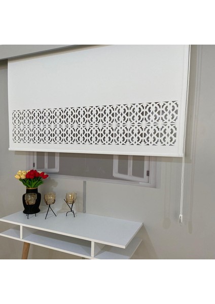 Volper LZR65 Lazer Kesim Stor Perde Beyaz 200X260 fiyatları