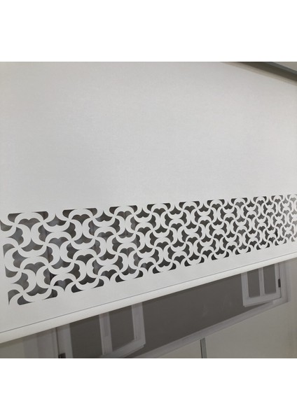 Volper LZR25 Lazer Kesim Zebra Stor Perde Beyaz 140X260