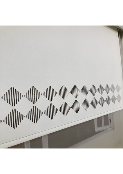 Volper LZR30 Lazer Kesim Zebra Stor Perde Beyaz 150X200