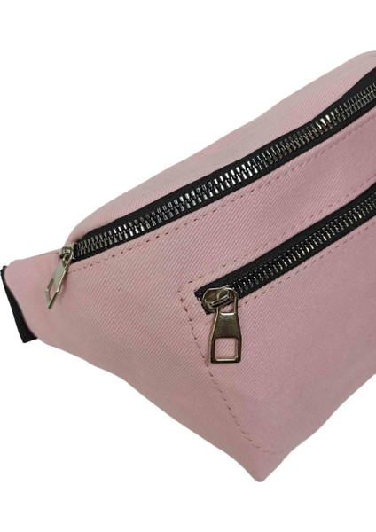 Denim Gabardin Unisex Pembe Bel ve Omuz Çantası BC-GAB001 fiyatları