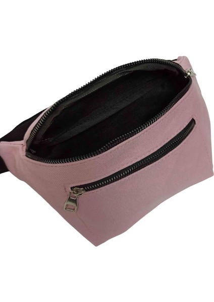 Denim Gabardin Unisex Pembe Bel ve Omuz Çantası BC-GAB001 fırsatları