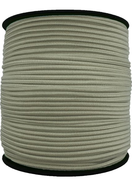 3 Mm Yuvarlak Lastik-10 Metre Bej Yuvarlak Lastik
