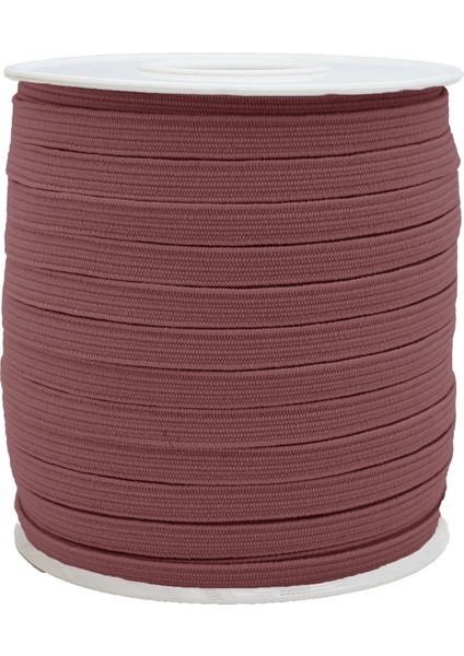 6 Mm Gül Kurusu Yassı Lastik - 100 Metre