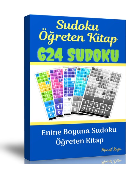 Enine Boyuna Eğitim Sudoku Öğreten Kitap (Spiralli Kitap)